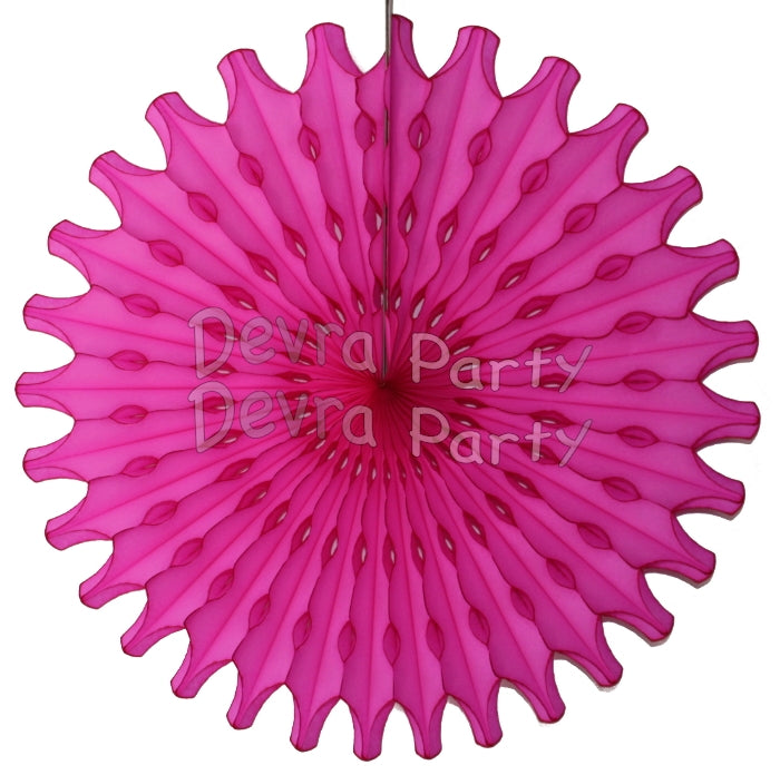 Tissue Paper Fan (Multiple Sizes & Colors)
